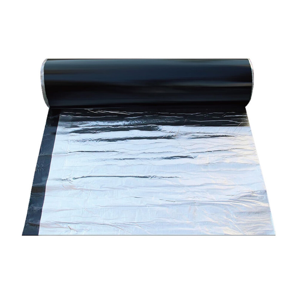 Aluminum Foil Bitumen Tape Heat Insulation Butyl Self Adhesive Sealing Tape Waterproof Roof 0.5X2m 9067246997571
