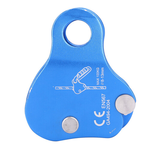 Blauer Aluminium-Seilgreifer 5 kN, 7,5  7,4 cm Klettern 1