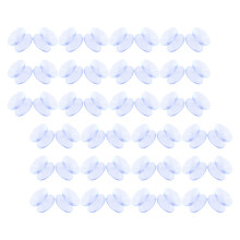 100Pcs Dubbelsidiga Sugekoppar: Glasbordskantdämpare 20Mm
