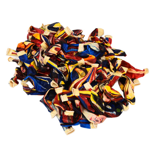 100 Stück Ballons, gemischte Farben,