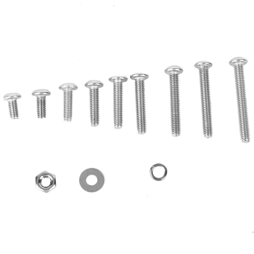 662Pcs Sus304 M2.5 Hex Socket Screw Nut Washer Set With Wrench Kit 8171363402441