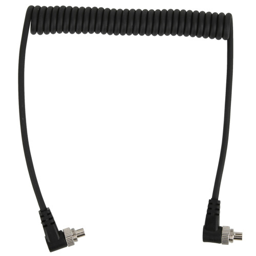 100cm Screw Lock PC Sync Cable for Canon/Nikon Cameras and Flash Devices 2