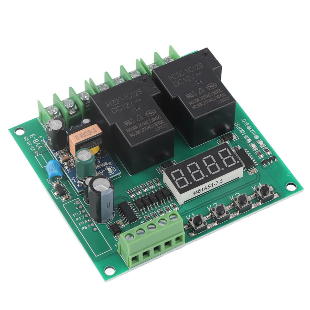 220V Dual Relay Control Board For Pumps/Valves With Timer 30A 4691363405593