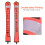 Inflatable Surface Marker Buoy 1.2m Fluorescence Orange for Diving 10