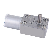 DC Speed Reduction Motor 12V Micro Worm Gear Drive Large Torsion for Robotics