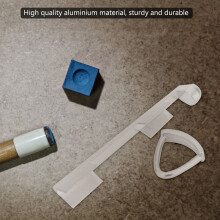 Aluminium Pool & Snooker Cue Tip Press Clamp Billiards Bump Shape Tool