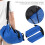 Multi-Function Changing Mat with Dry Bag Oxford Cloth Blue - 80cm 7