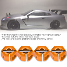 Universeller 12-mm-Nabenadapter für 1/10 RC-Auto HSP Sakura Goldorange