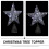 1Pc Silver Luminous Xmas Party Five-Pointed Star Tree Topper 2