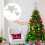 1Pc Silver Luminous Xmas Party Five-Pointed Star Tree Topper 7