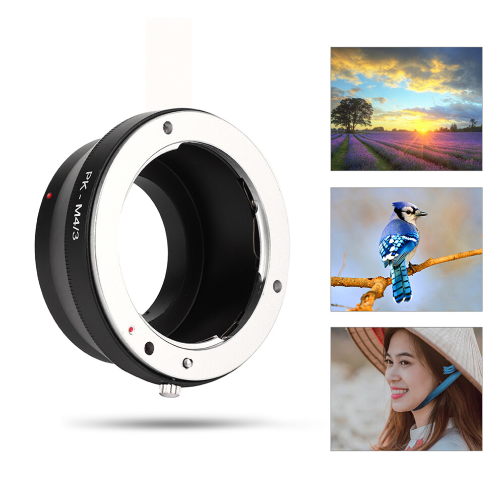 Pk-M4/3 Adapter Ring For Pentax Pk Lens To Micro 4/3 Camera, 6.8 X 2.6 X 3.2Cm Black 4651363406853