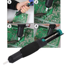 Portable Gray Desoldering Pump | Lightweight Vacuum Solder Sucker Tool
