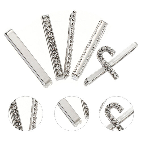 5Pcs -Legeringscharms Väsbandringar Öglen För 38 Mm 2