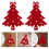 4Pcs Christmas Tree Cutlery Holders For Holiday Table Decor 10