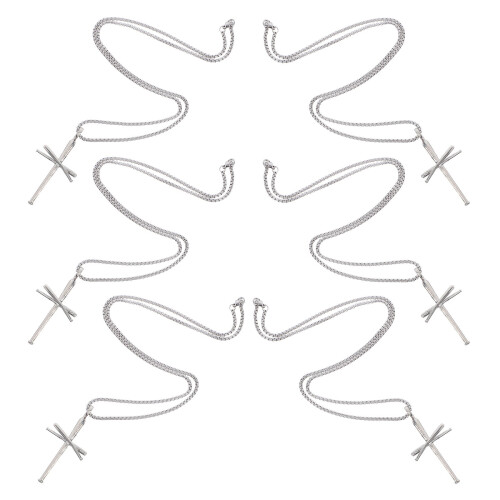 30 Storlekar Halsband För , Leksaksstål, Silver 1