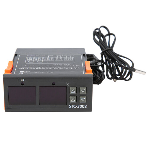 STC-3008 Dual-Display-Thermostat DC12V, 10A 1