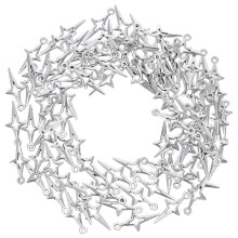 100 St Håliga Stjärncharms För Smycken, Armband, Örhängen, Nyckelringar