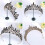 1 St Ornamang Barock Tiara Håraccessoar 8