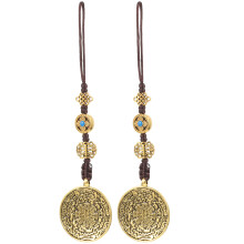 Två Stycken Tibetanskt Stil Rep Anhängare Halsband För Kofta