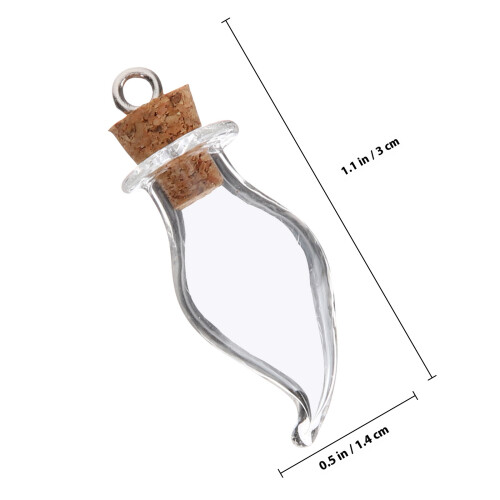 30Pcs Önskeflaskor Glasflaskor För Diy Förvaringsflaskor 1