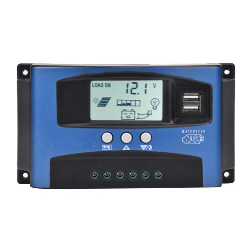 30-100A MPPT Solar Panel Regulator YCX-003 12V/24V Auto Focus Tracking 40A 2