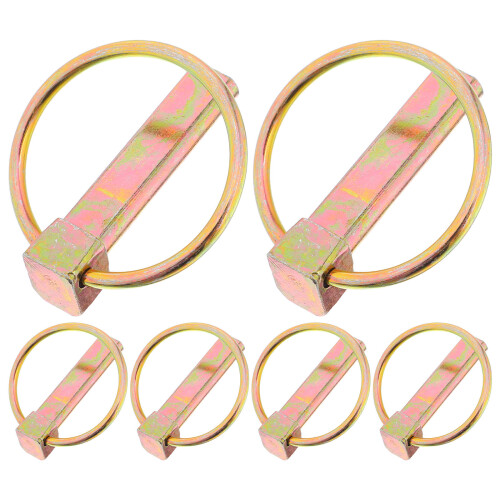 6Pcs Trailer Latch Pin Hårt Förpackade Säkerhetsklämmor För Lastbilar