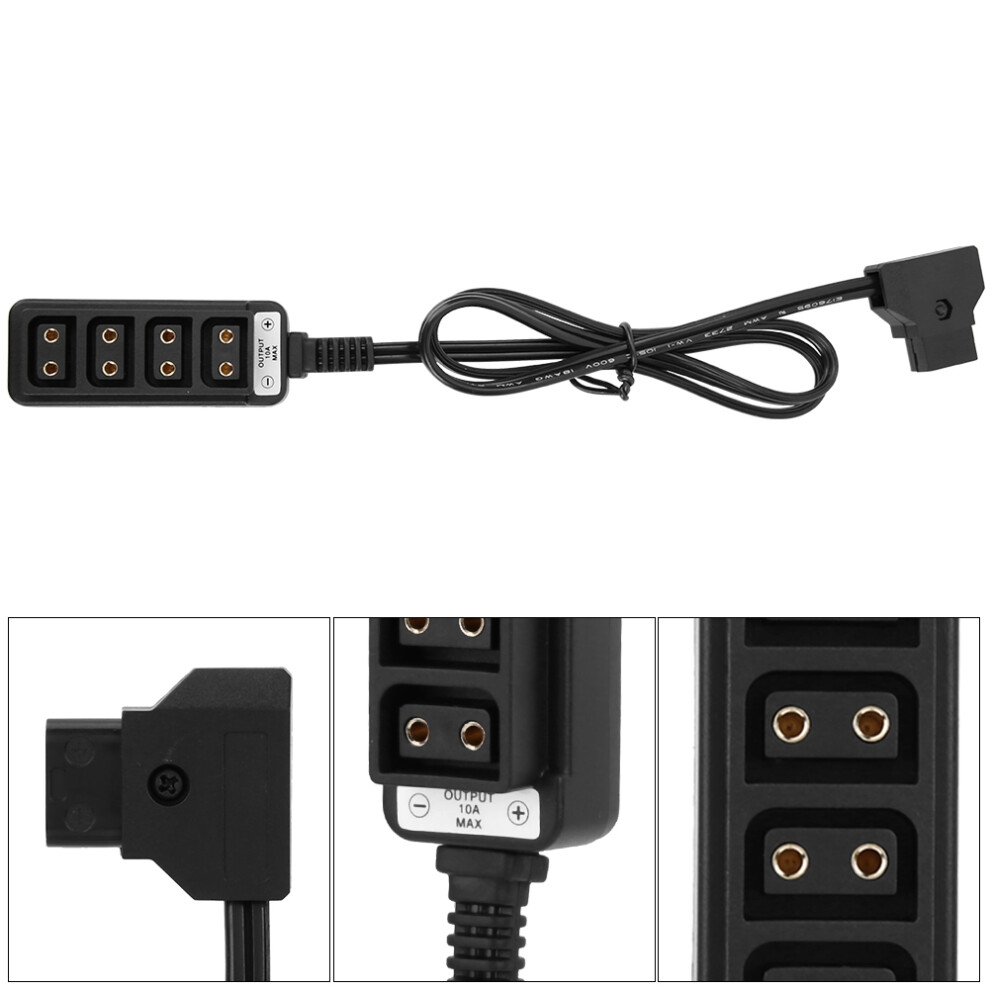 Photography Power Supply Camera D-Tap Splitter Cable 60Cm 4-Port 9401363409591