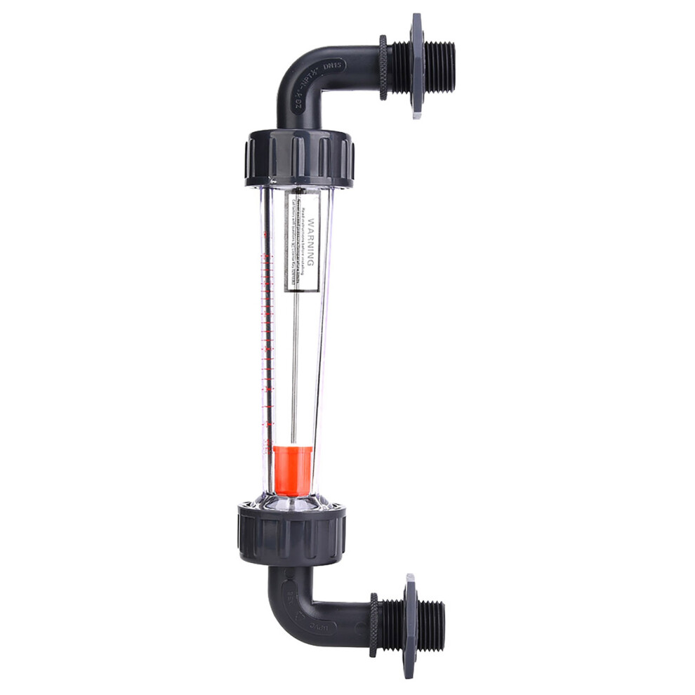 Lzs-15W Elbow Liquid Flowmeter 10-100Lph Abs Plastic Zg1/2-Npt1/2 4951363408216