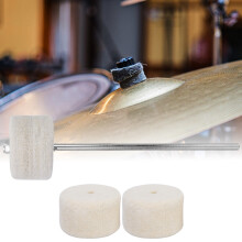 Stainless Steel Felt Pedal Hammer Set with Replacement Heads for Music Drums