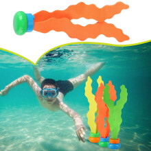 Kinder Badewannenspielzeug 3-tlg. Seetang Tauch- & Schwimmset Pool-Spielzeug