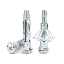 Expansion Screw Bolts Hollow Wall Anchors Kit For Drywall Plasterboard Gypsum Board M4x20 M5x37 M5x65