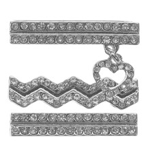 3 Stycken Silikon Armband Strass Ornament