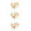 3 Delar Metall Punkstil Ormliknande Armband 6
