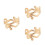3 Delar Metall Punkstil Ormliknande Armband 5