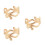 3 Delar Metall Punkstil Ormliknande Armband 4
