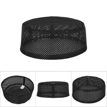 Polyester-Baumwoll-Muslimische Gebetskappe 57 cm Schwarz