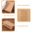 100Pcs Kraftpapperskort Vikbara Meddelandekort Diy Välsignelse 7
