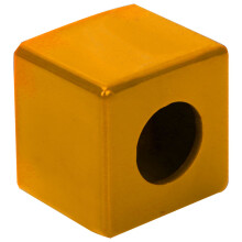 Portable Billiard Chalk Holder Protective Cover Yellow, Durable, Lightweight