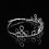 Simple Crown Circlet Bröllops Tiara För Kvinnor och Flickor 8