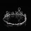 Simple Crown Circlet Bröllops Tiara För Kvinnor och Flickor 9