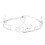 Simple Crown Circlet Bröllops Tiara För Kvinnor och Flickor 10