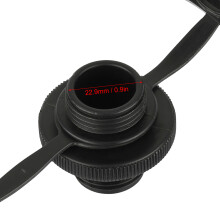 Durable & Compact 22.9mm Black Air Valve for Inflatable Boat Repair
