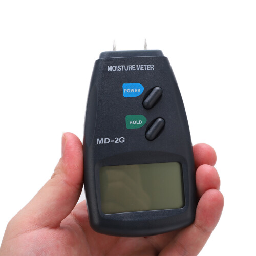 MD-2G Holzfeuchtigkeitsmessgerät LCD 5-40% Bereich ABS 2