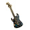 Guitar Brooch Smycke 1