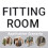 1 Set Fittingrumsskylt Akryl Bokstäver Väggtapet Klädaffär 9