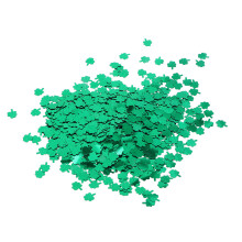 St Patricks Day Klöver Konfetti Pailletter Fester Mörkgrön