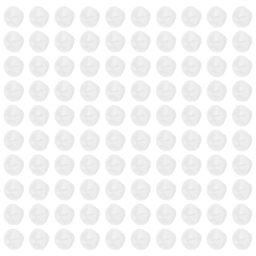 100Pcs Örhängeskydd Padded Svampstil Säkerhetsproppar Örhängesdelar