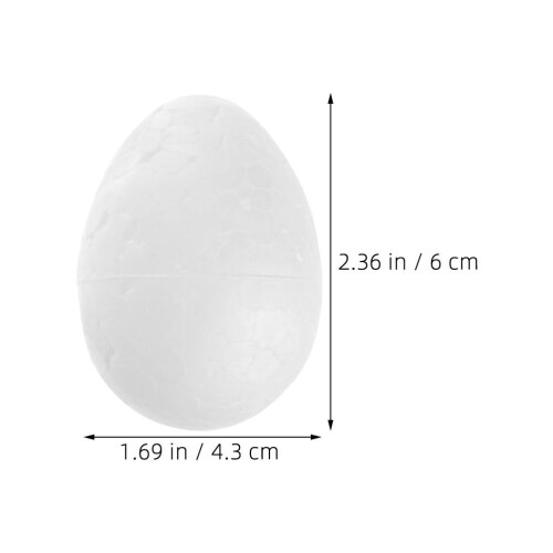 60Pcs Påsk Diy Skumplastägg För Målning 1