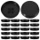 48Pcs Small Black Mini Xmas Tree Stand Plastic Base for Decoration 11