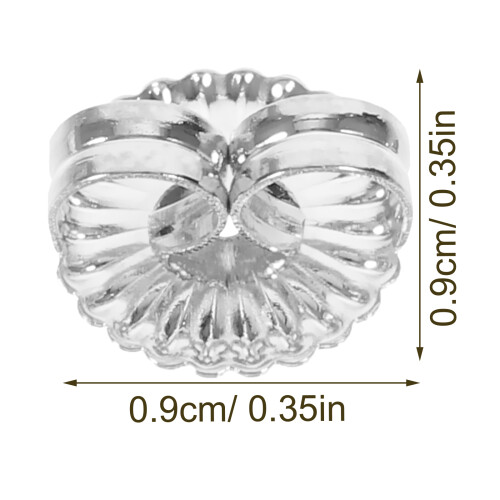 20Pcs Örhängeskydd DIY Smyckesdelar Ersättningar 2